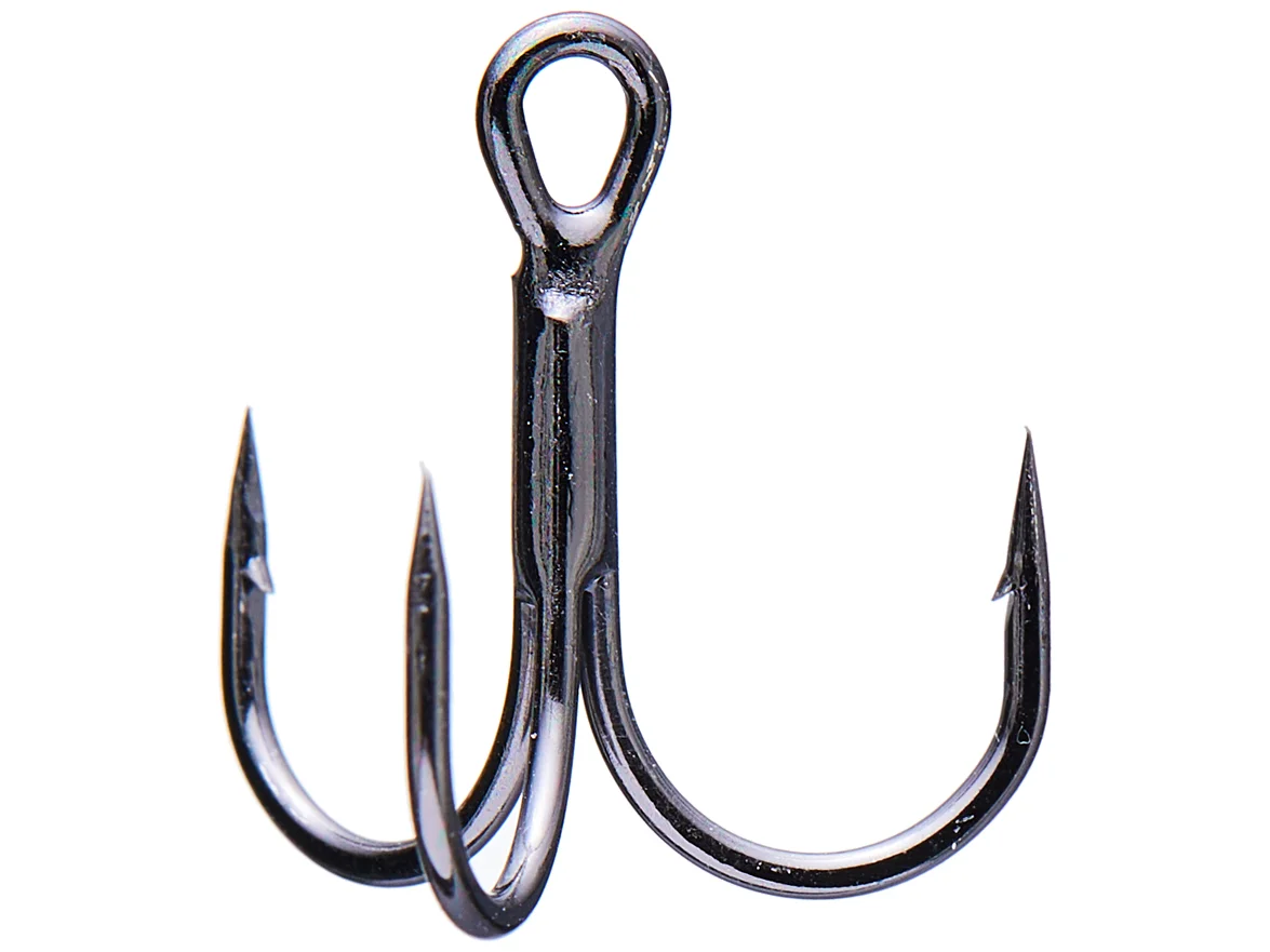 Victory Hooks 30101 Round Bend Short Shank Treble 50pk