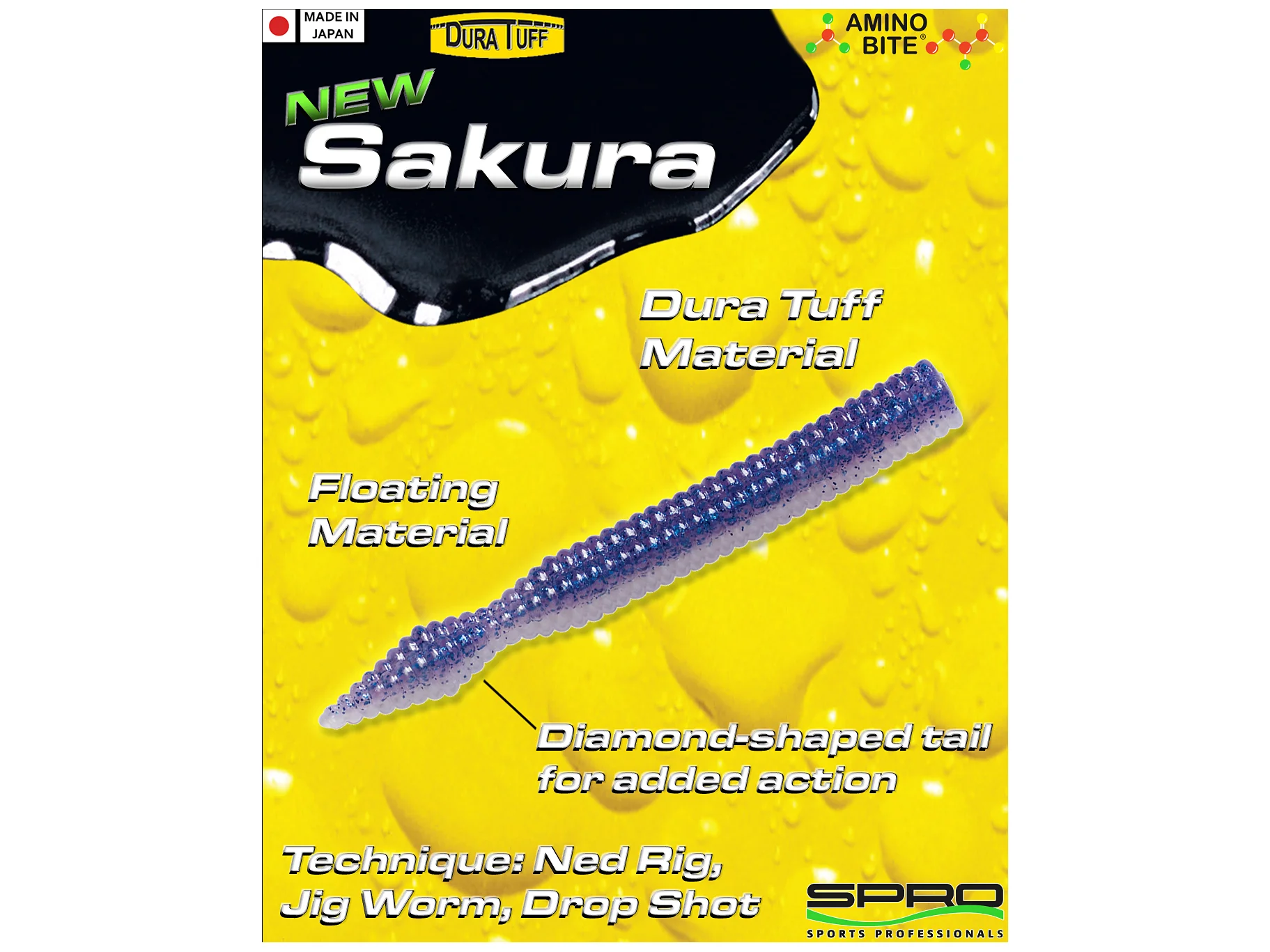 SPRO Sakura Worm 5pk