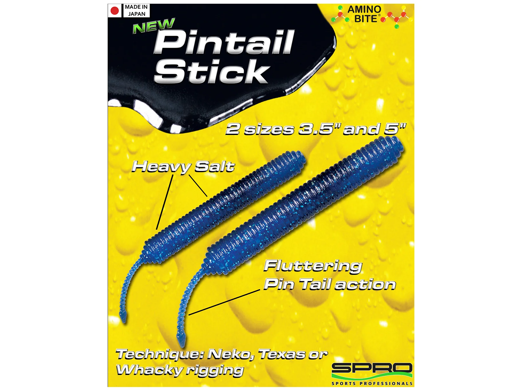 SPRO Pin Tail Stick Worm