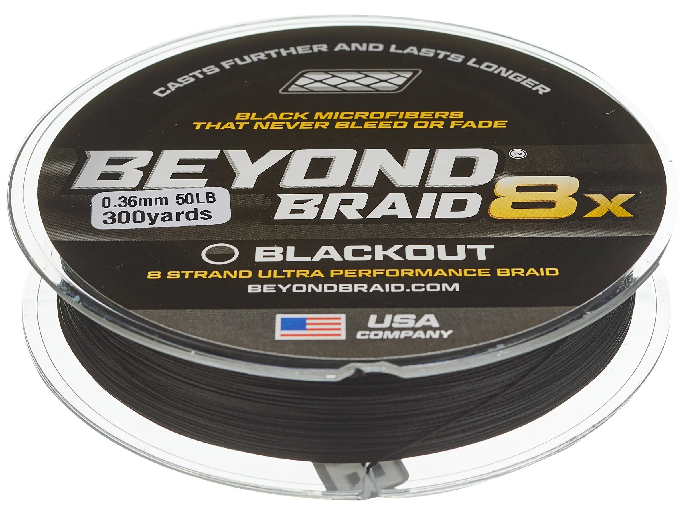 Beyond Braid 8X Braided Line Blackout