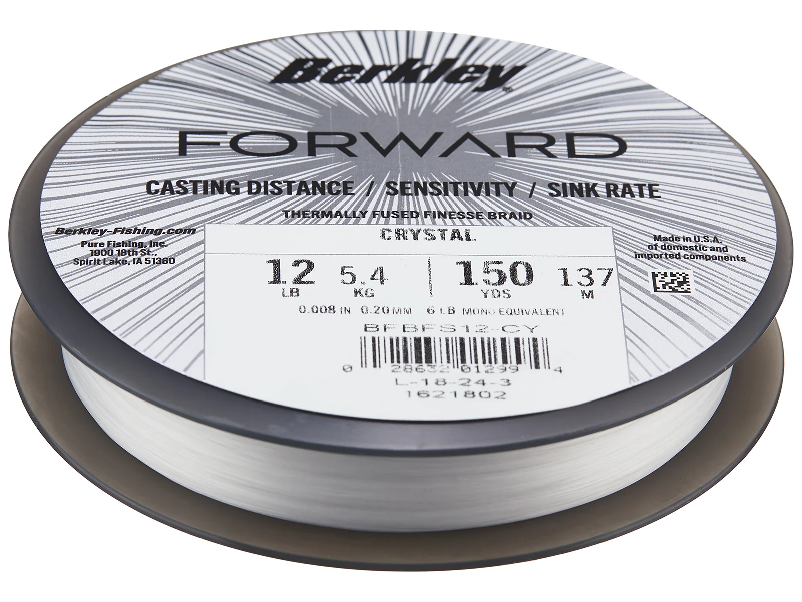 Berkley Forward Braid Crystal