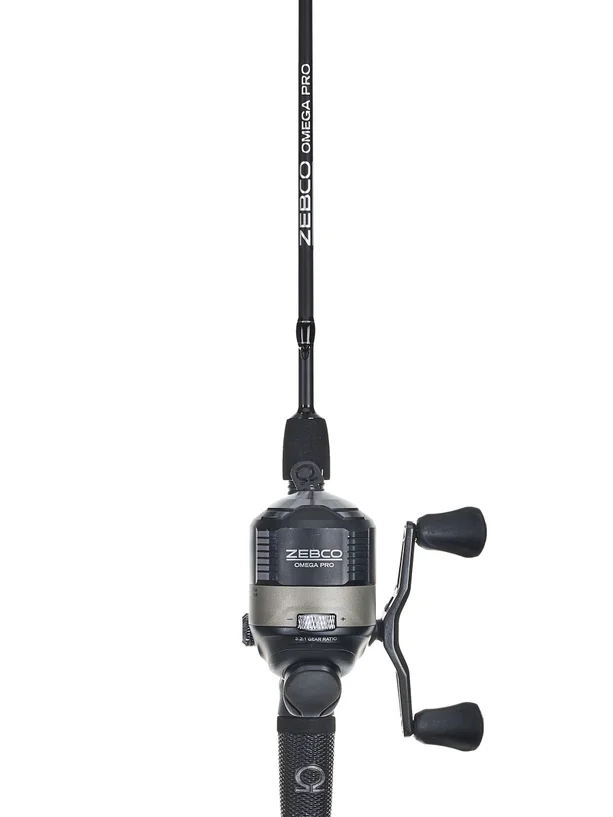Zebco Omega Pro 2-Piece Spincast Combo 3 Zebco Omega Pro 2-Piece Spincast Combo